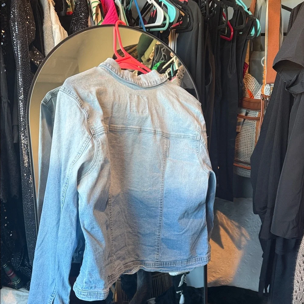 Justice Light Blue Jean Jacket - Picture 2 of 3